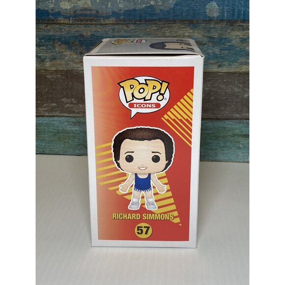 Funko Pop! Icons Richard Simmons 57 Vinyl Figure Nostalgia Sweatin to the oldies - Picture 4 of 9